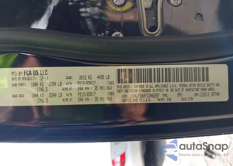 2015 Jeep Patriot Sport z USA, uszkodzony, nr VIN 1C4NJPBB0FD246297